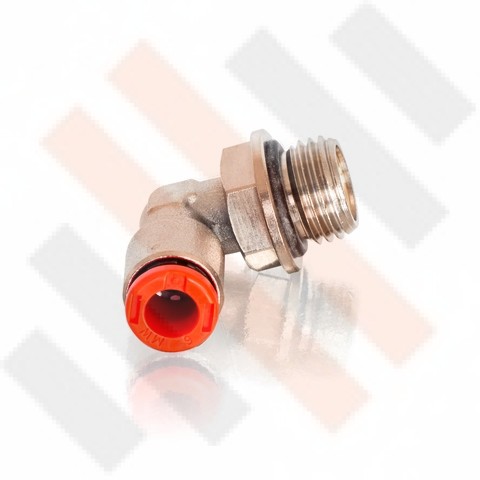 Elbow Air Fitting 8mm Air Line with Conical Thread | Semi-airsuspension