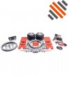 Semi air suspension kit for a Fiat Ducato X230 (1994-2002) with 8" leafsprings and compressor kit Thomas 215.