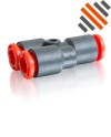Y-shape Push-in Air Fitting 6mm to 4mm  | Semi-airsuspension