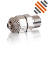 Straight Push-on Air Flow Connector with Conical Thread 8mm | Semi-airsuspension 